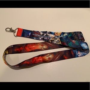 AMERICAN GOTHIC MONSTERS LANYARD.
